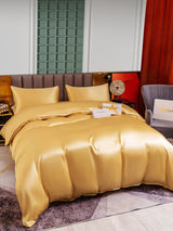 [Champagne] SilkSilky-SE 25Momme Bäddset 002