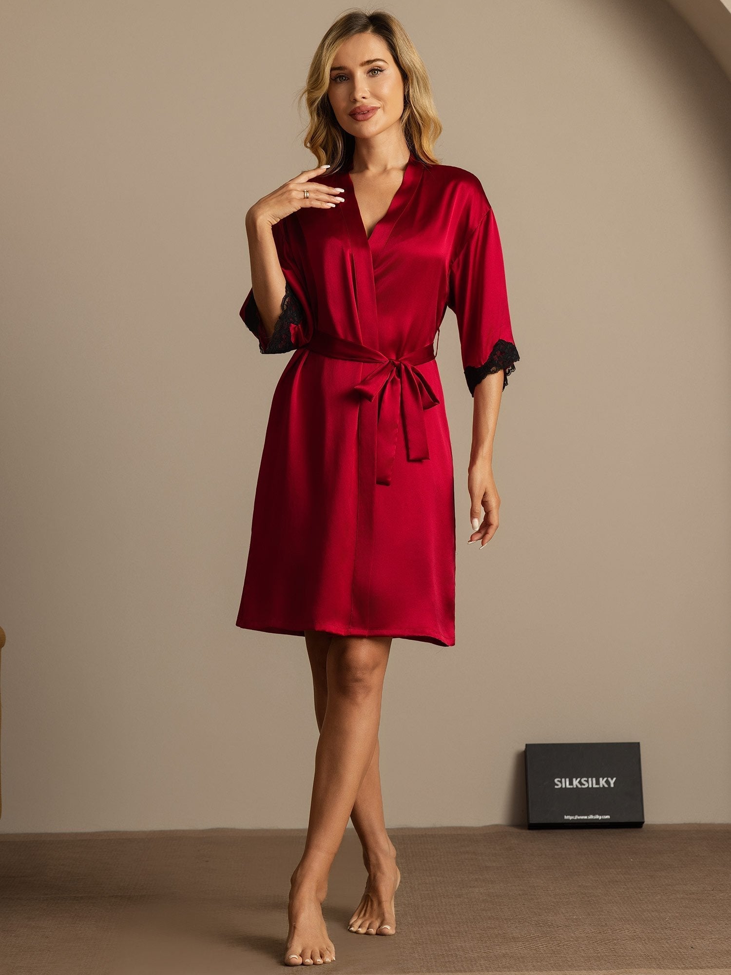 [Vin] SilkSilky-SE Rent Silke Womens Robe 003