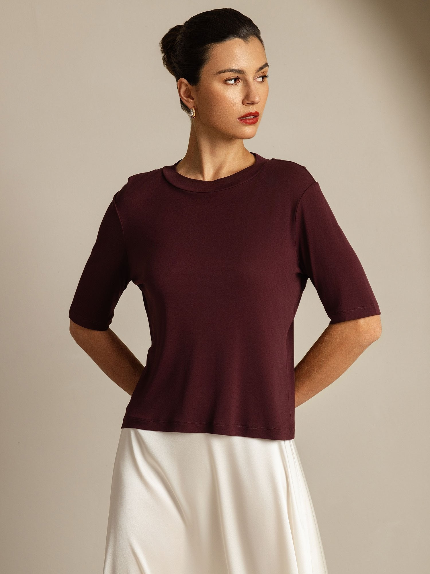[Windsorvin] SilkSilky-SE Rent Silke Womens T-Shirt 001