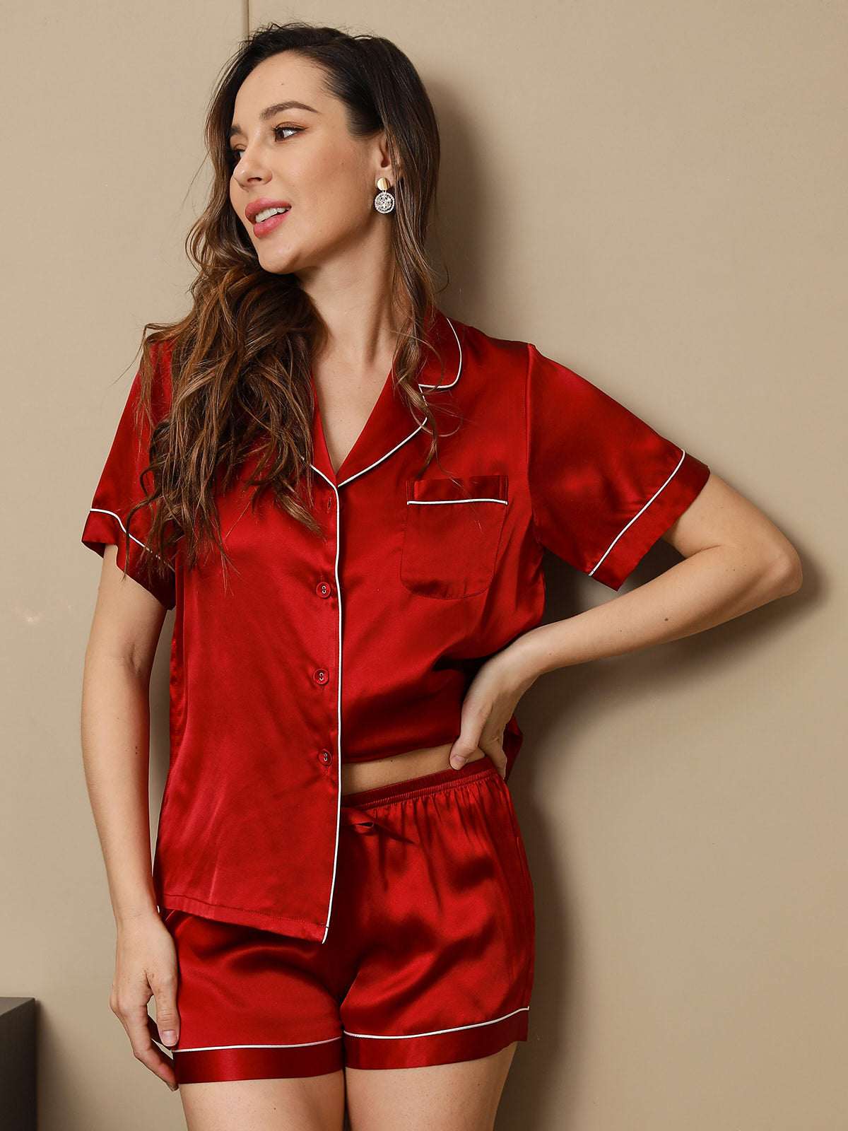 [Vin] SilkSilky-SE Rent Silke Womens Pajamas 005