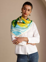 [Blå Citron] SilkSilky-SE Scarf 005