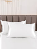 SilkSilky-SE 30Momme Rent Silke Pillowcase Vit 001