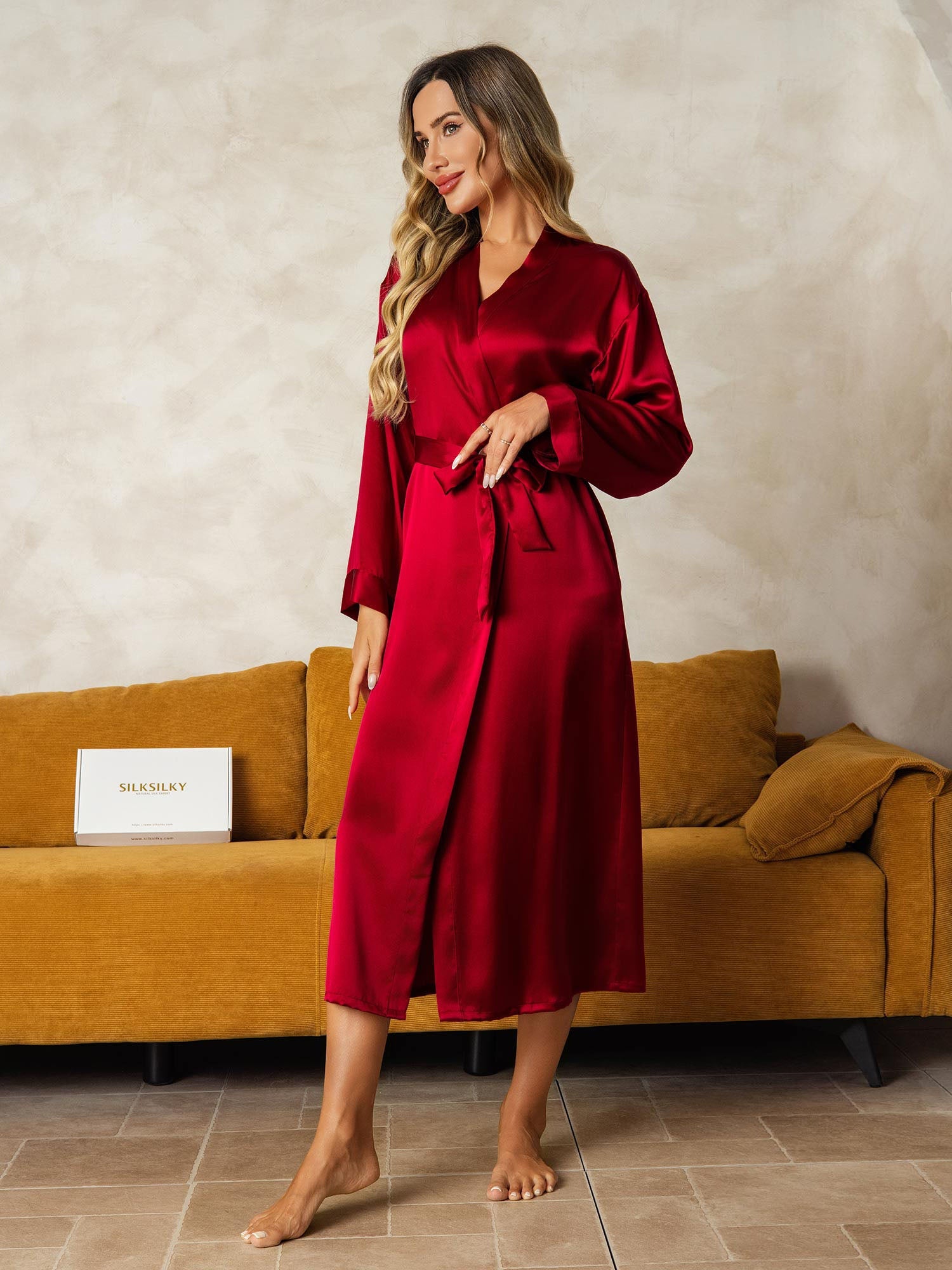 [Vin] SilkSilky-SE Rent Silke Womens Robe 004