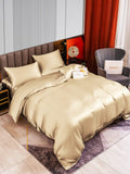 SilkSilky SE 22Momme Rent Silke Bedding Set Beige 003