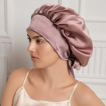 SilkSilky-SE Rent Silke Sleep Cap Rosa 001