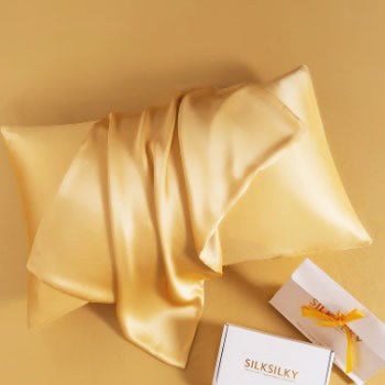 [Svart] SilkSilky-SE 30Momme Rent Silke Pillowcase 001