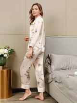 [Ljusrosa] SilkSilky-SE Rent Silke Womens Pajamas 002