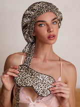 SilkSilky-SE Rent Silke Sleep Cap Leopard 003
