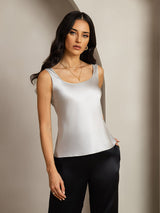 [Silver] SilkSilky-SE Sleeveless Cami Toppar 001