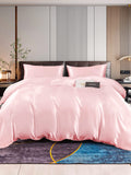 SilkSilky SE 22Momme Rent Silke Bedding Set Rosa 001