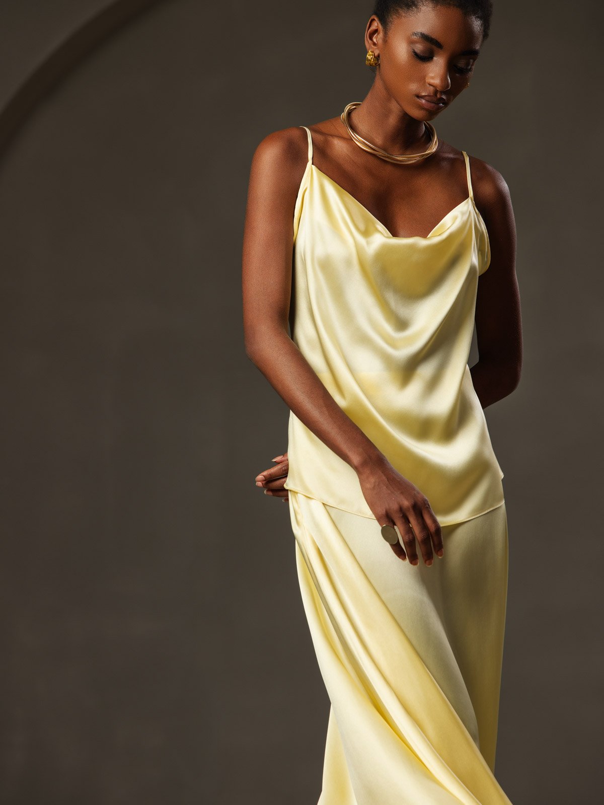 [Gul] SilkSilky-SE 19Momme Silke Camisoles 001