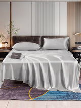[Silver] SilkSilky-SE 22Momme Rent Silke Bedding Set 001,