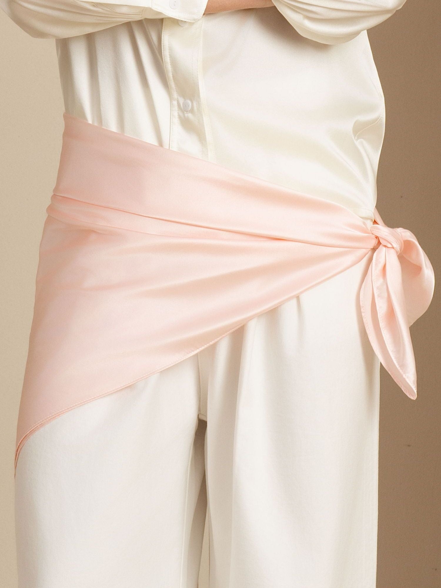 [Ljusrosa] SilkSilky-SE Pure Silk Scarf 003