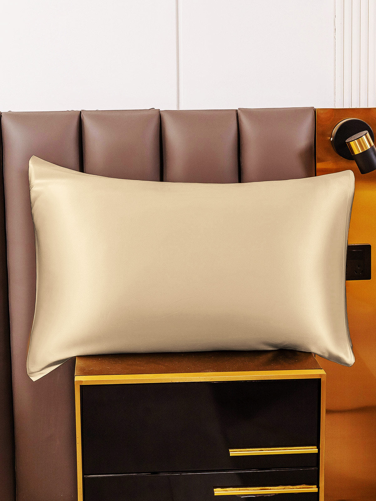 [Beige] SilkSilky-SE 22Momme Rent Silke Pillowcase 005