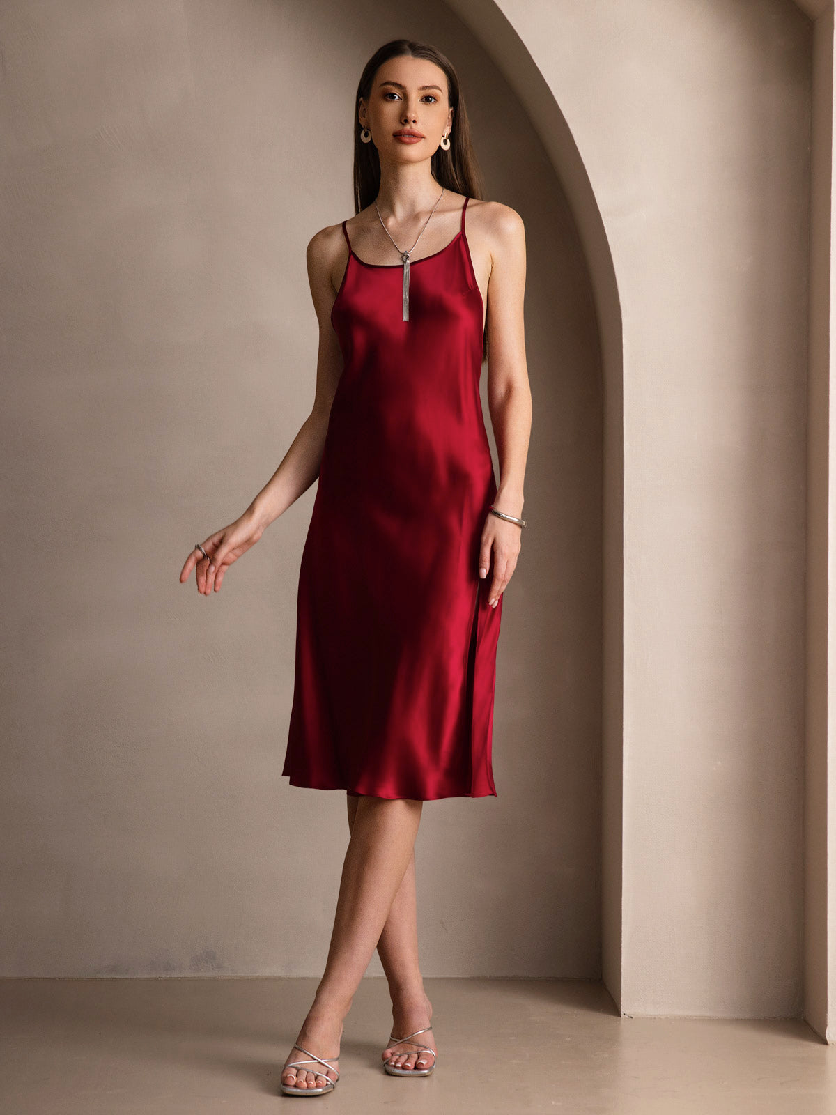 [Vin] SilkSilky-SE Rent Silke Dress 005
