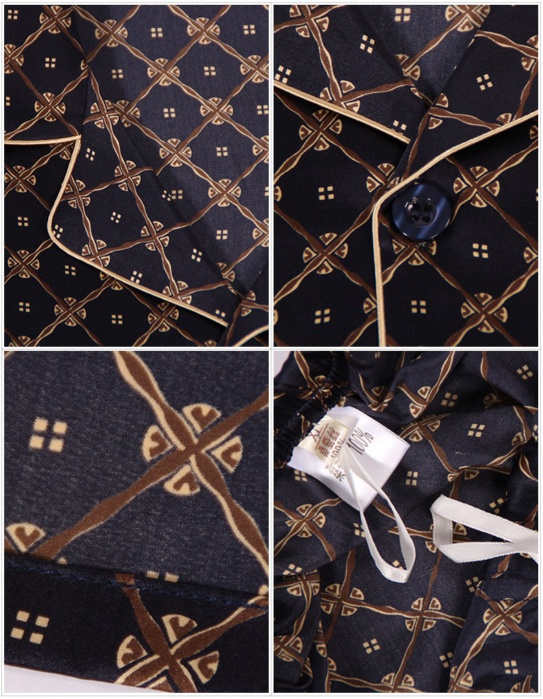 [Marin Kedja] SilkSilky-SE Rent Silke Mens Pajamas 010,