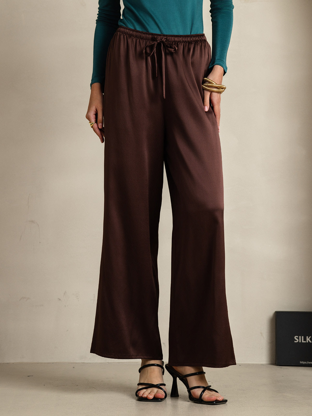 [Kaffe] SilkSilky-SE Rent Silke Womens Pants 003