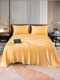 SilkSilky SE 22Momme Rent Silke Bedding Set Champagne 001