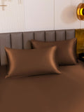 SilkSilky-SE 19Momme Rent Silke Pillowcase Kaffe 001