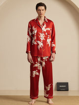 [Vin] SilkSilky-SE Long Sleeve Notch Collar Herr Pyjama 003
