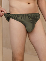 [Grön] SilkSilky-SE Mens Underwear 004