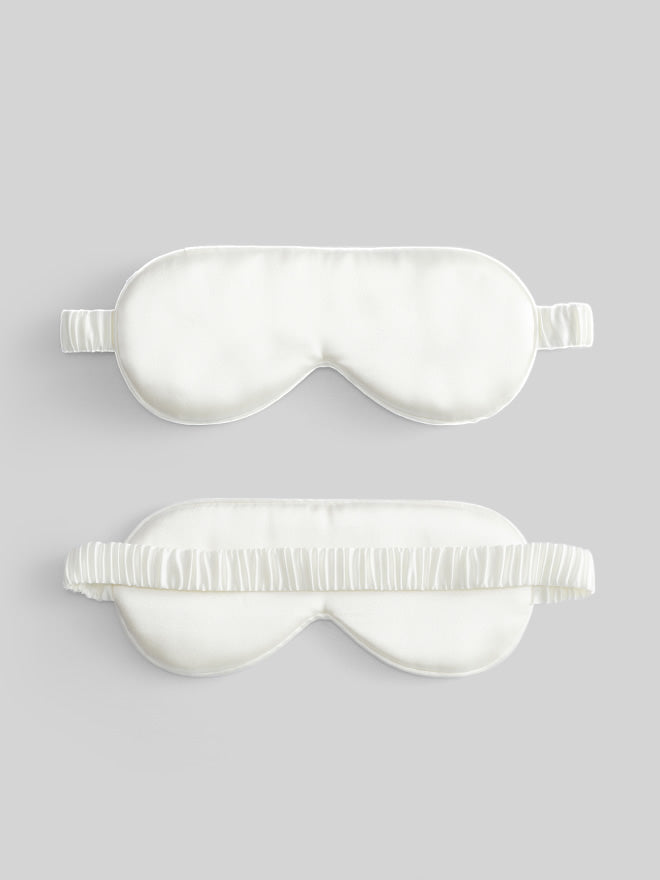 SilkSilky-SE 19Momme Rent Silke Eye Mask Vit 005