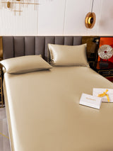[Beige] SilkSilky-SE 19Momme Bäddset 003