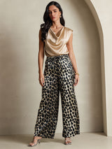 [Leopard] SilkSilky-SE Rent Silke Womens Pants 007,