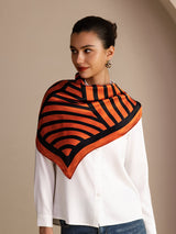 [Orange Bågar] SilkSilky-SE Halsduka 004