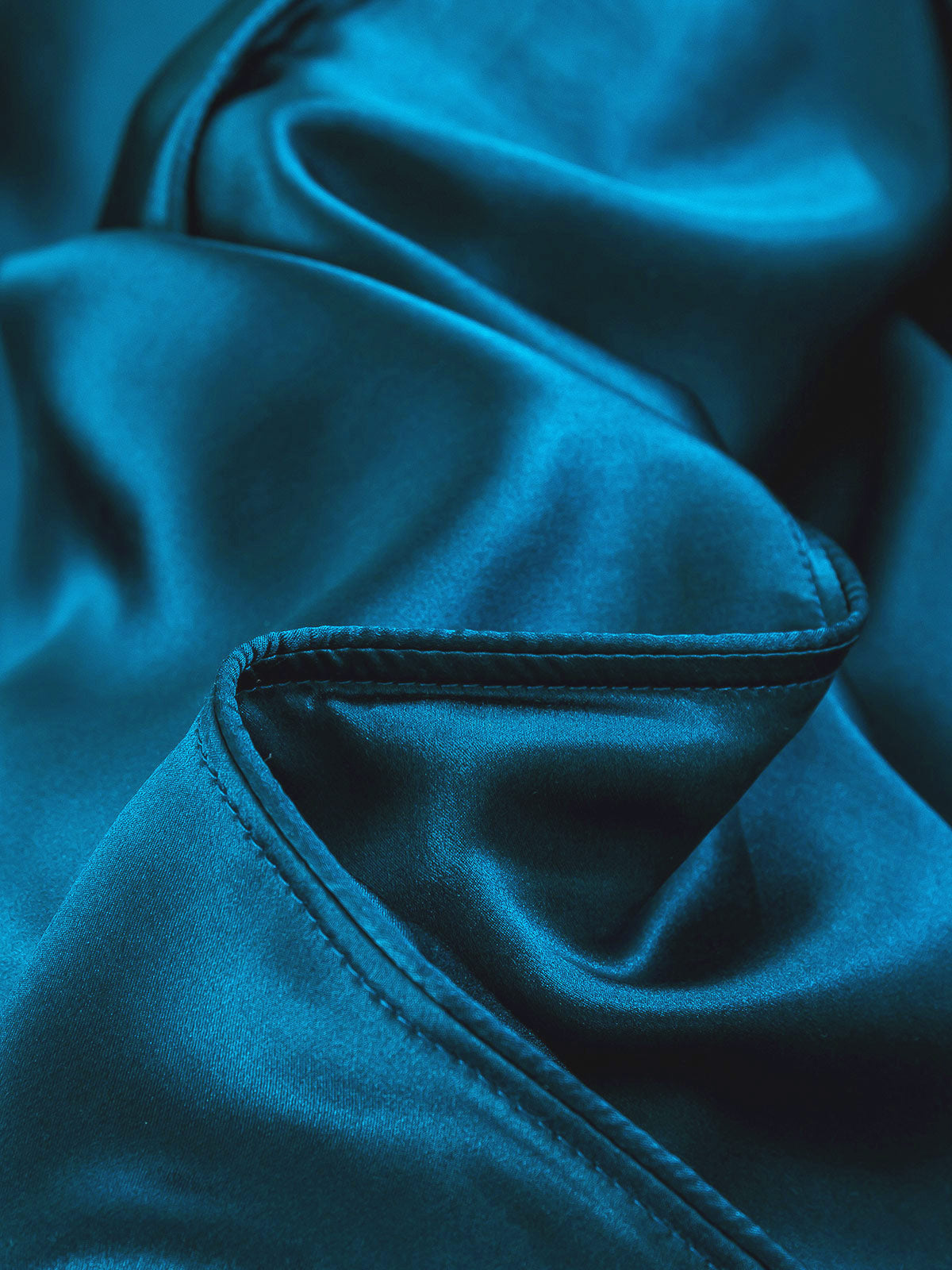 [Kungsblått] SilkSilky-SE 22Momme Rent Silke Bedding Set 005