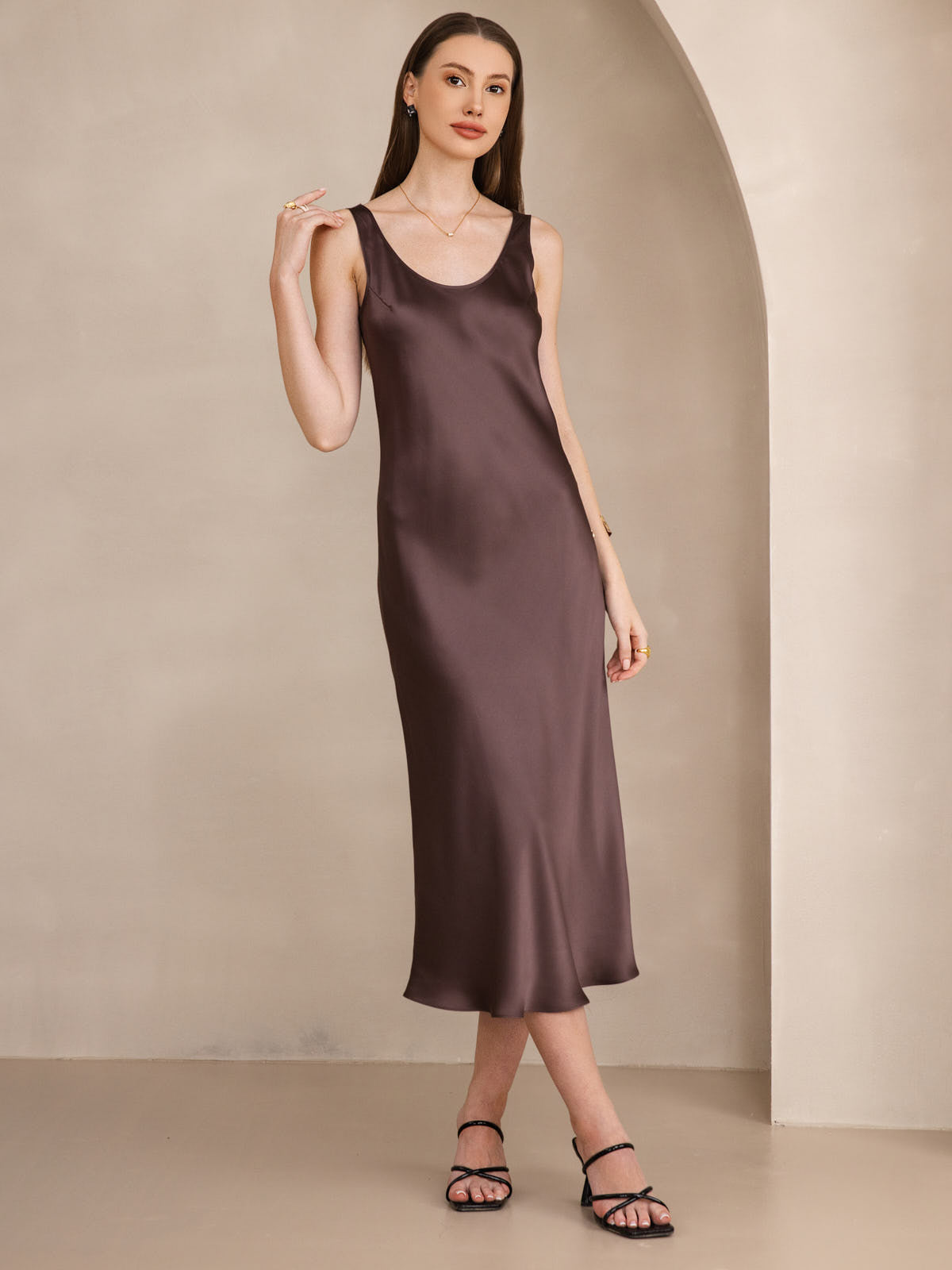 [Kaffe] SilkSilky-SE Rent Silke Dress 005,