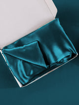 [Kungsblått] SilkSilky-SE 22Momme Rent Silke Pillowcase 005