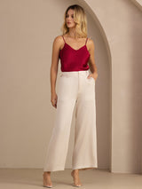 [Vin] SilkSilky-SE Spaghetti Strap V Neck Cami Toppar 007