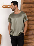 SilkSilky-SE-Rent-Silke-Kort-Ärm-Round-Neck-Herr-T-Shirt-Grågrön-005