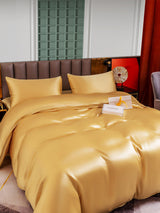 [Champagne] SilkSilky-SE 25Momme Bäddset 005