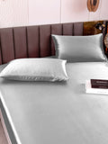 SilkSilky SE 19Momme Rent Silke Bedding Set Silver 002