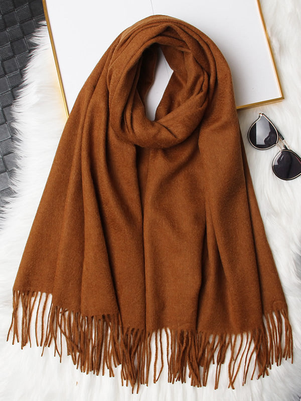 [Brun] SilkSilky-SE Ull Scarf 006