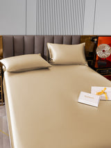 [Beige] SilkSilky-SE 22Momme Bäddset 005