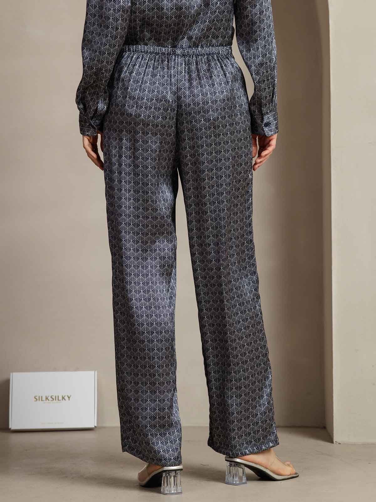 [Marin Ginkgo] SilkSilky-SE 19Momme Silke Womens Pants 002