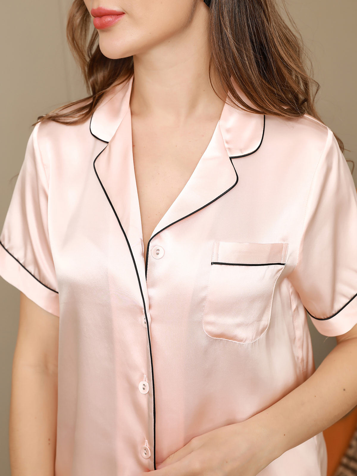 [Rosa] SilkSilky-SE Rent Silke Womens Pajamas 008