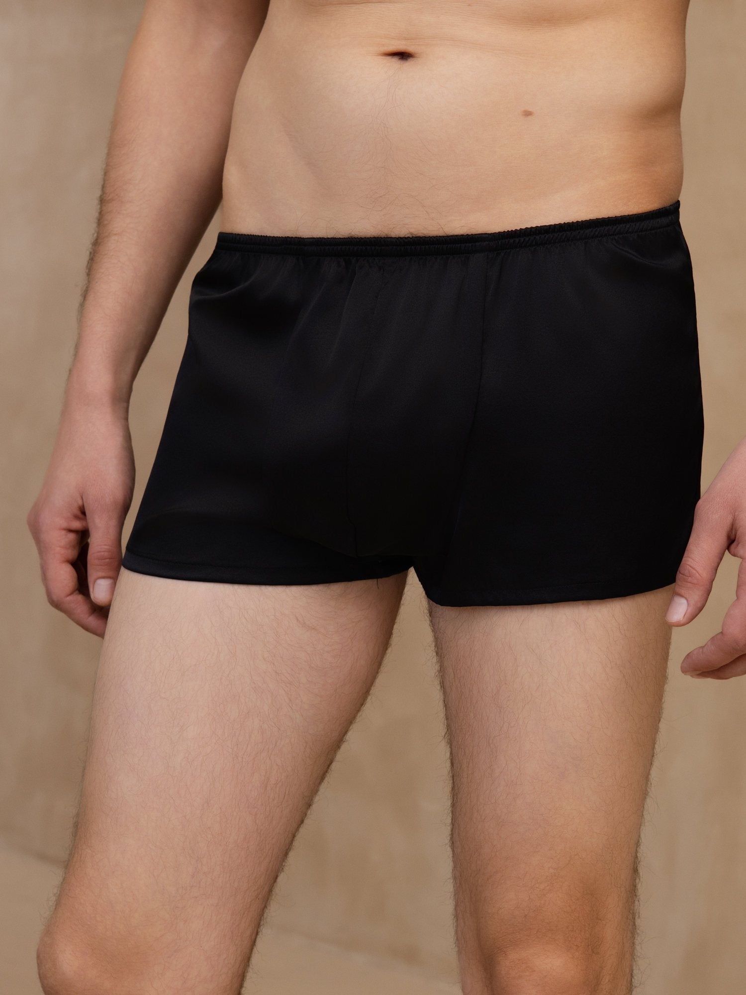 [Svart] SilkSilky-SE Mens Underwear 004