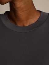 [Grå] SilkSilky-SE Half Sleeve Crewkrage Dam T-Shirt 004