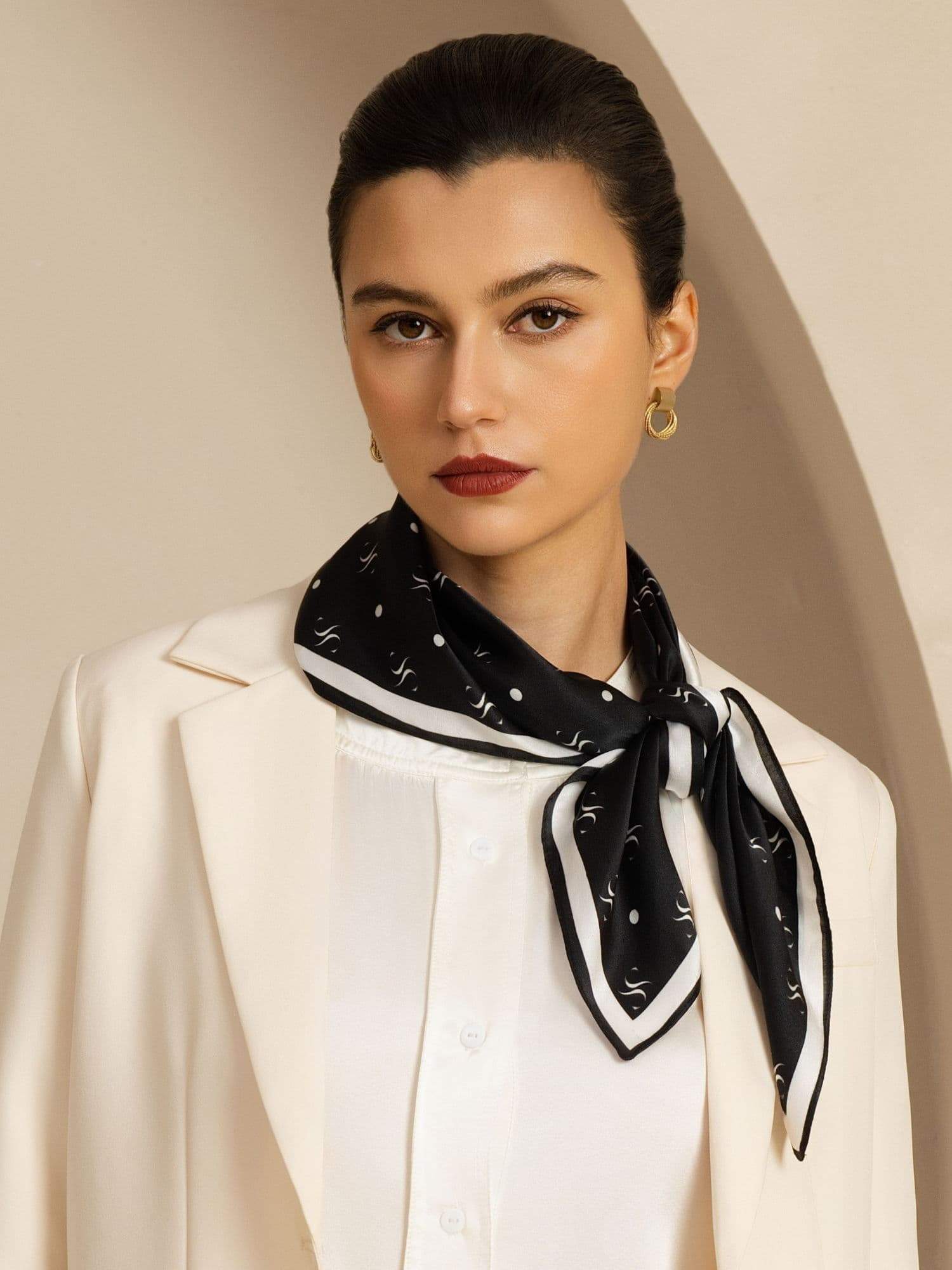 [P105] SilkSilky-SE Pure Silk Scarf 002