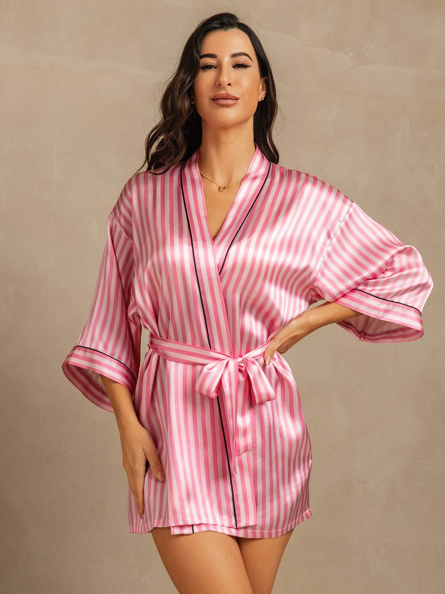 [Rosa] SilkSilky-SE Rent Silke Womens Robe 003