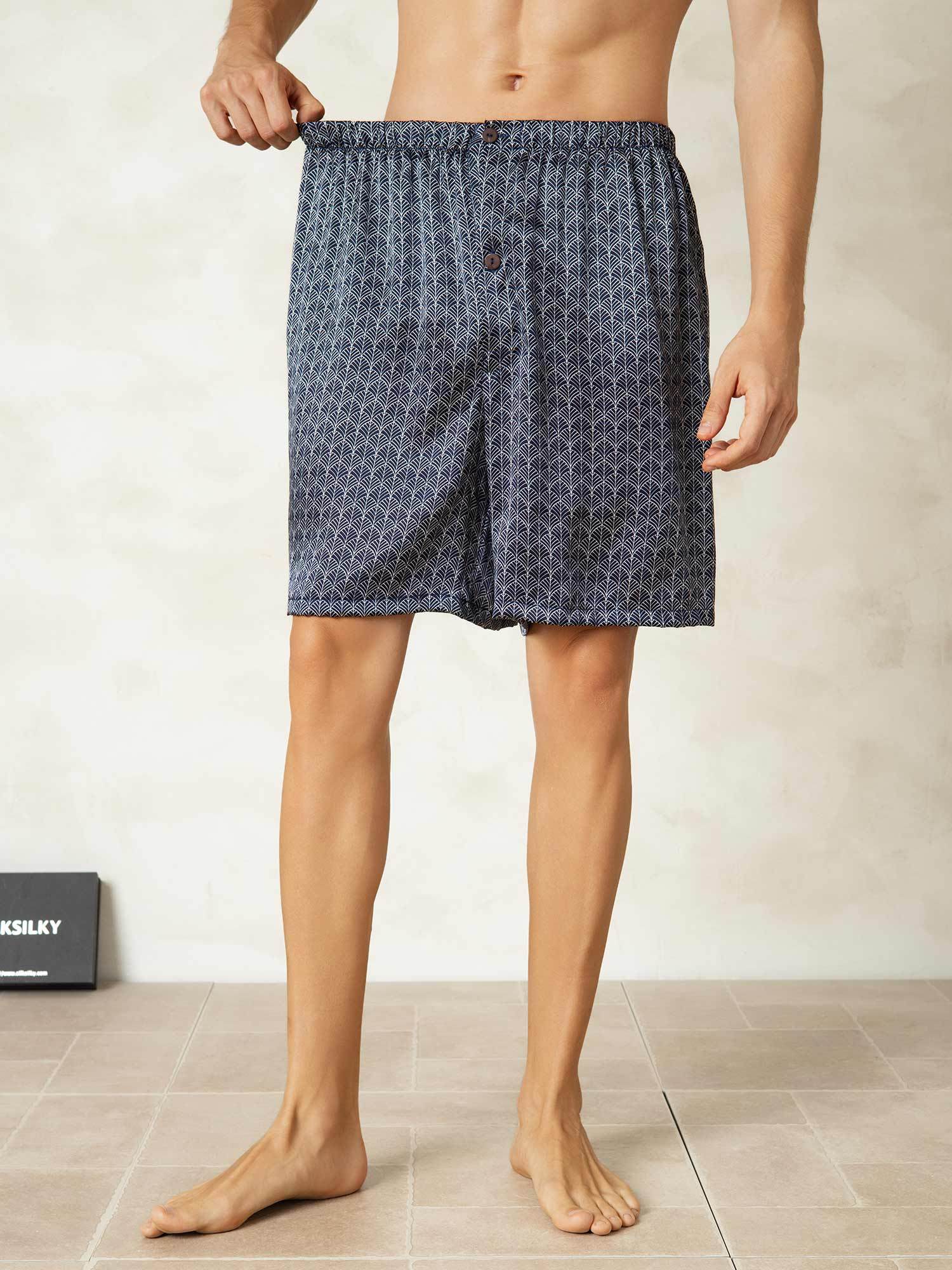 [Marin Ginkgo] SilkSilky-SE Rent Silke Mens Sleep Bottoms 005,