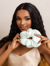 [Mintgrön] SilkSilky-SE Scrunchie 001