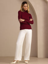 [Vin] SilkSilky-SE Long Sleeve Turtle Neck Dam T-Shirt 007
