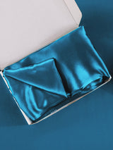 [Kungsblått] SilkSilky-SE 19Momme Rent Silke Pillowcase 005