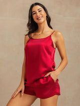 [Vin] SilkSilky-SE 19Momme Silke Spaghetti Rem Camisole Set 006