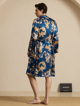 [Navy Drake] SilkSilky-SE Long Sleeve Herr Morgonrock 002